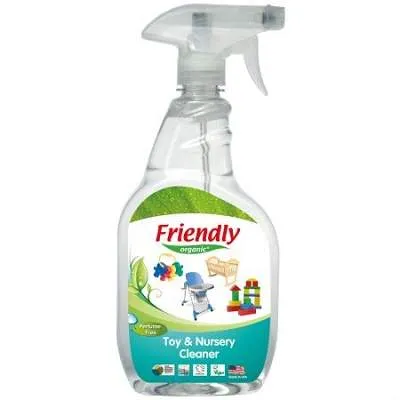 Detergent spray pentru jucarii si suprafete, 650ml, Friendly Organic