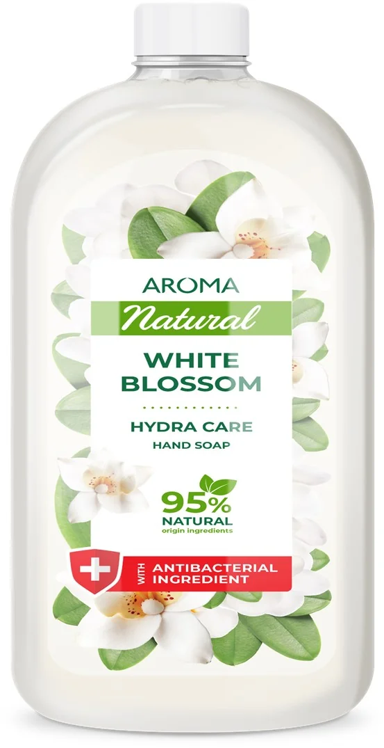 Rezerva sapun lichid White Blossom Natural, 900ml, Aroma