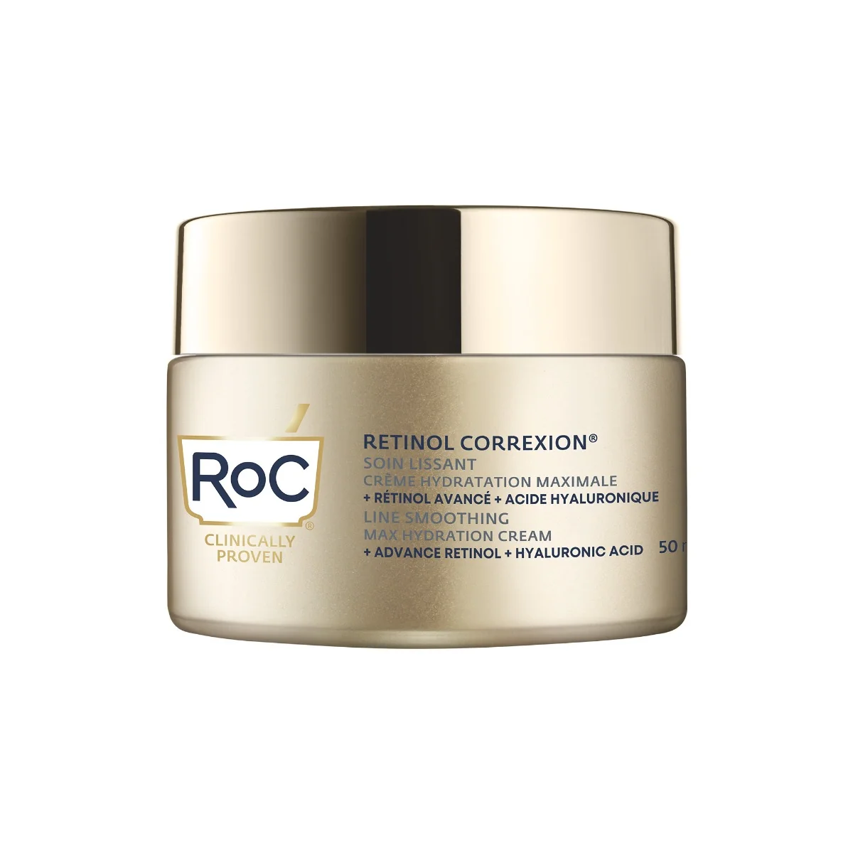 Crema pentru hidratare intensa Retinol Correxion Line Smoothing, 50ml, RoC