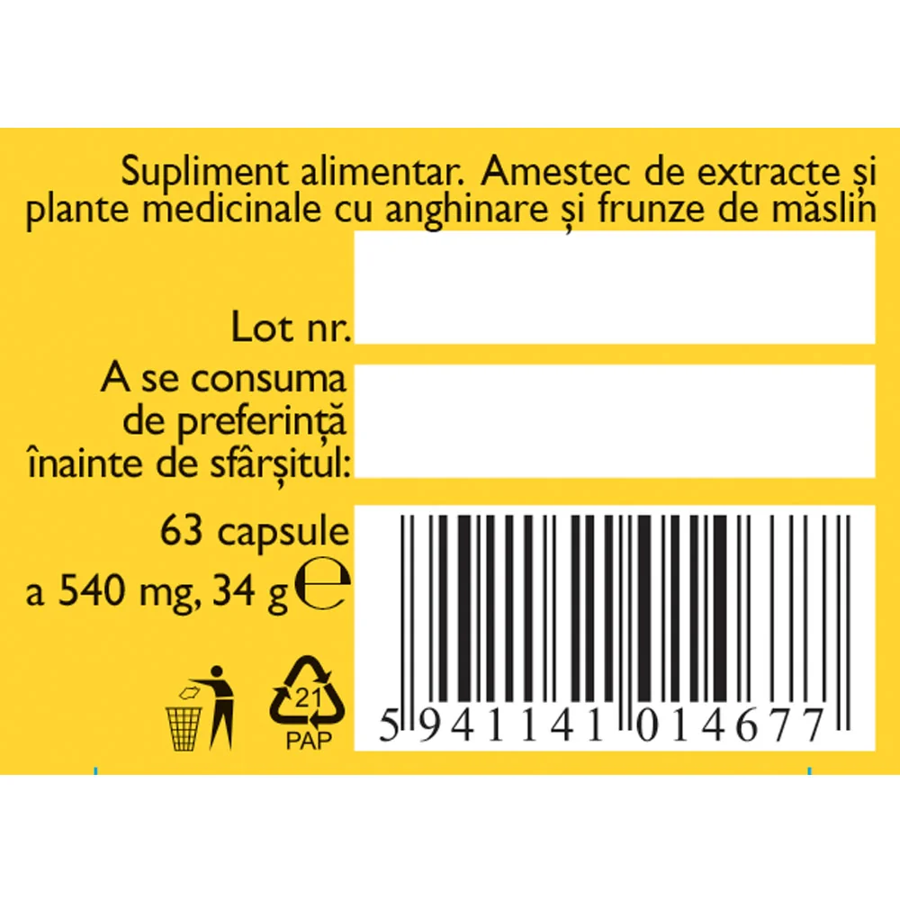 Colesterol M107, 63 capsule, Fares