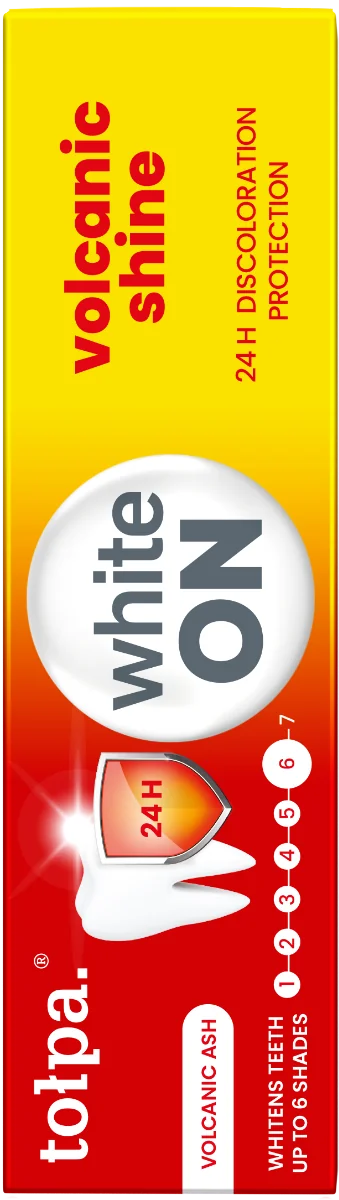 Pasta de dinti ON White Volcanic Shine, 75ml, Tolpa