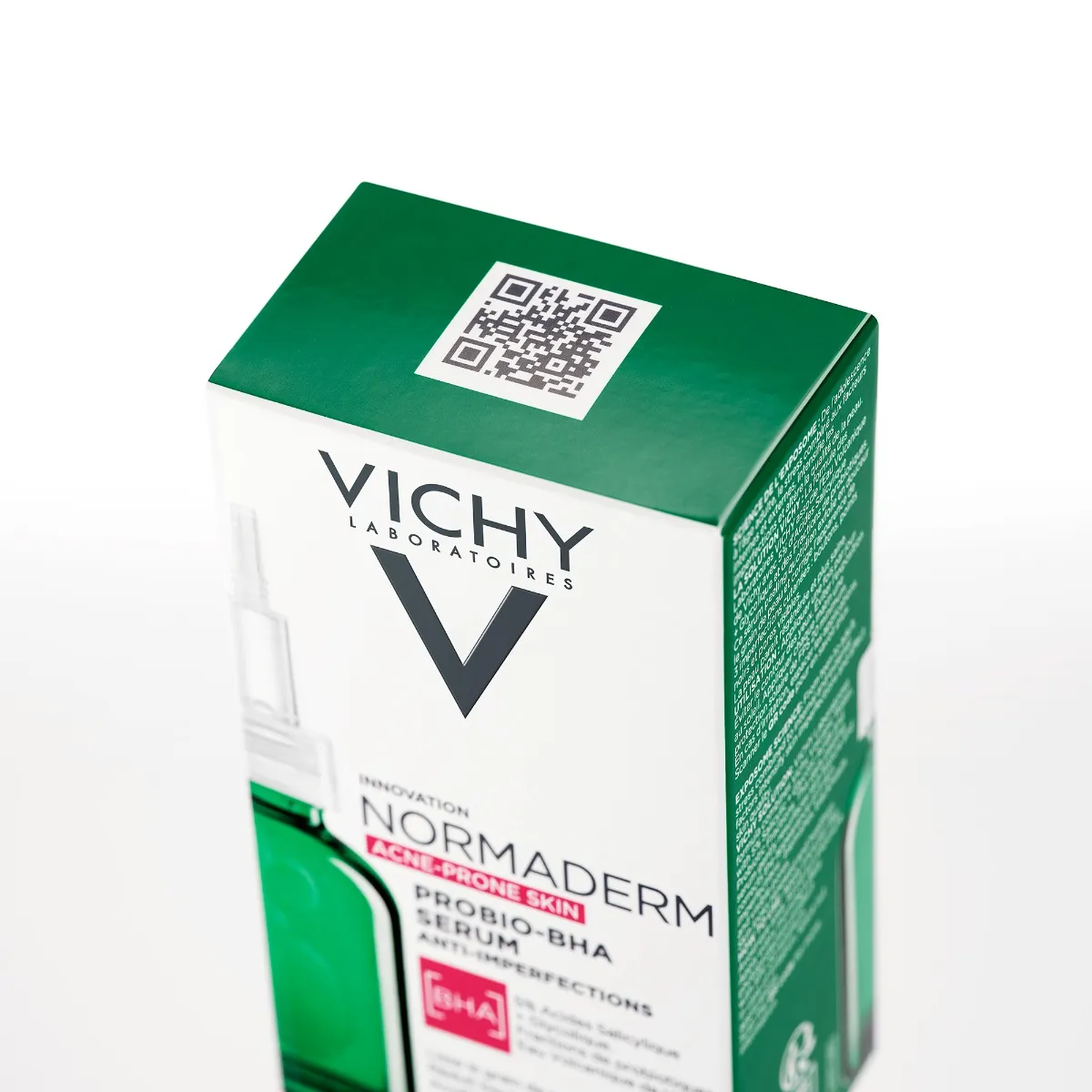 Ser anti-imperfectiuni pentru ten gras cu tendinta acneica Normaderm Probio-BHA, 30ml, Vichy 