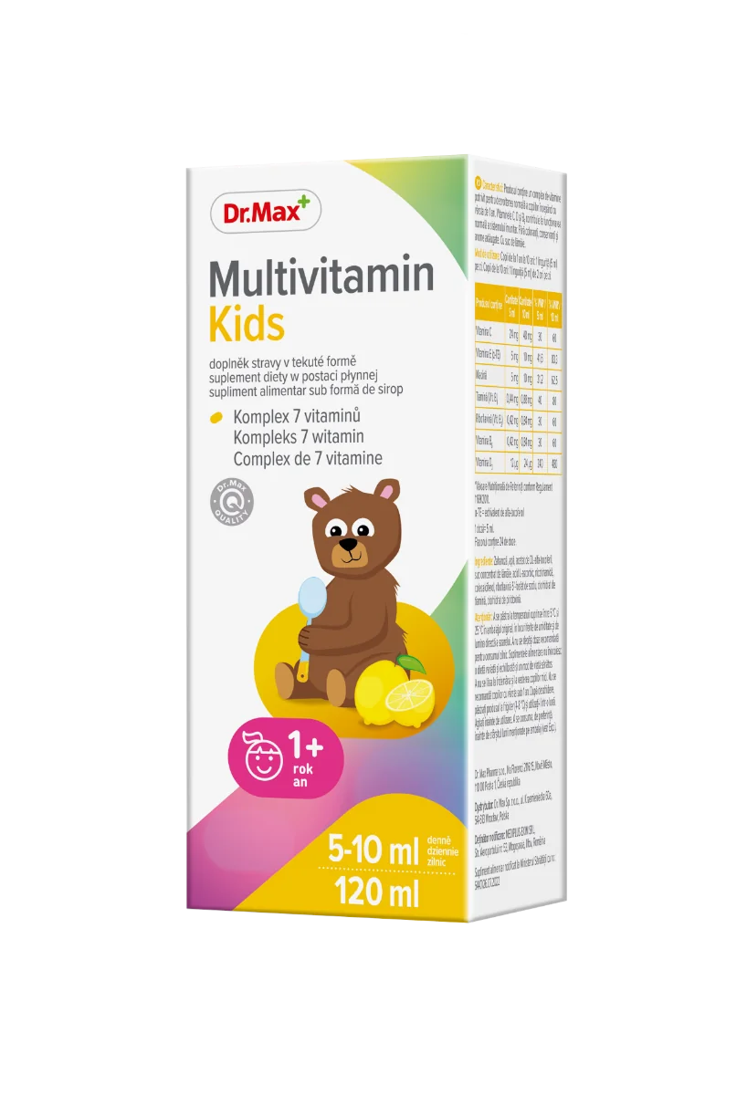 Dr. Max Multivitamin Kids Sirop, 120ml