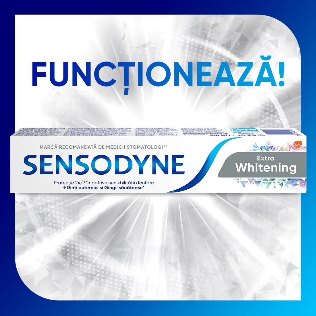 Pasta de dinti Extra Whitening, 100ml, Sensodyne