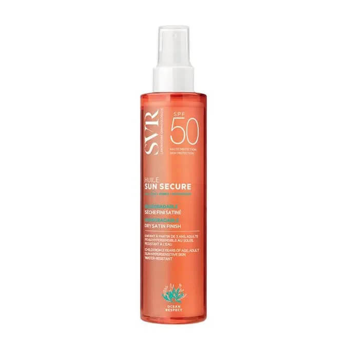 Ulei pentru protectie solara SPF50+ Sun Secure, 200ml, SVR