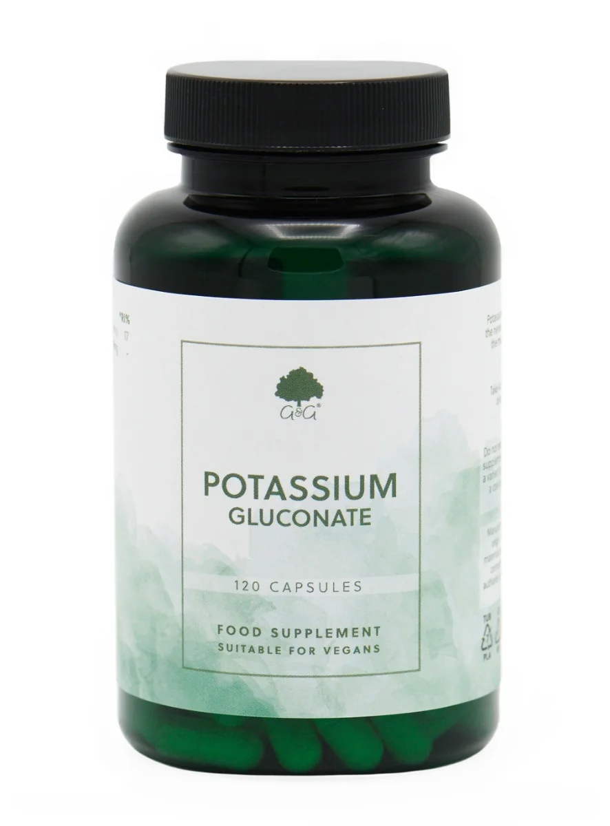 Gluconat de Potasiu 500mg, 120 capsule, G&G