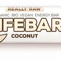 Baton cu nuca de cocos raw Lifebar Bio, 47g, Lifefood
