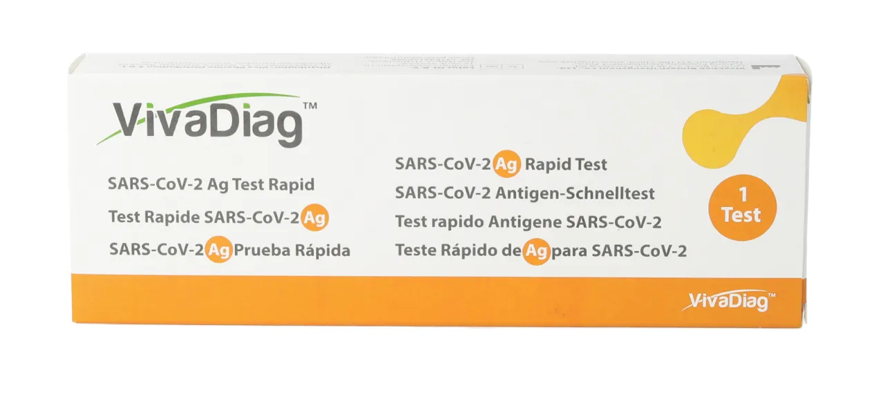 Test rapid Antigen COVID, 1 bucata, VivaDiag
