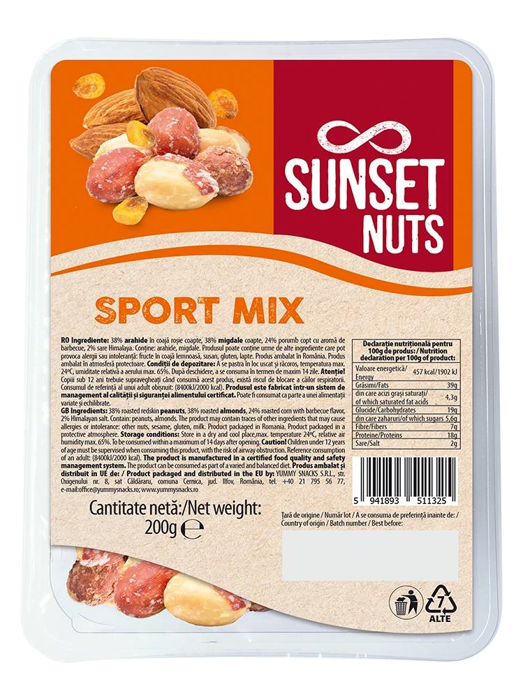 Sport Mix, 200g, Sunset Nuts