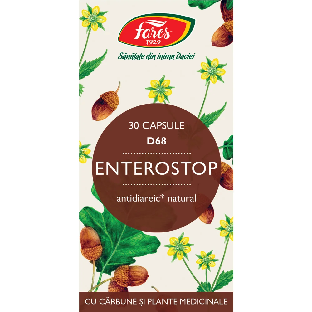Enterostop D68, 30 capsule, Fares