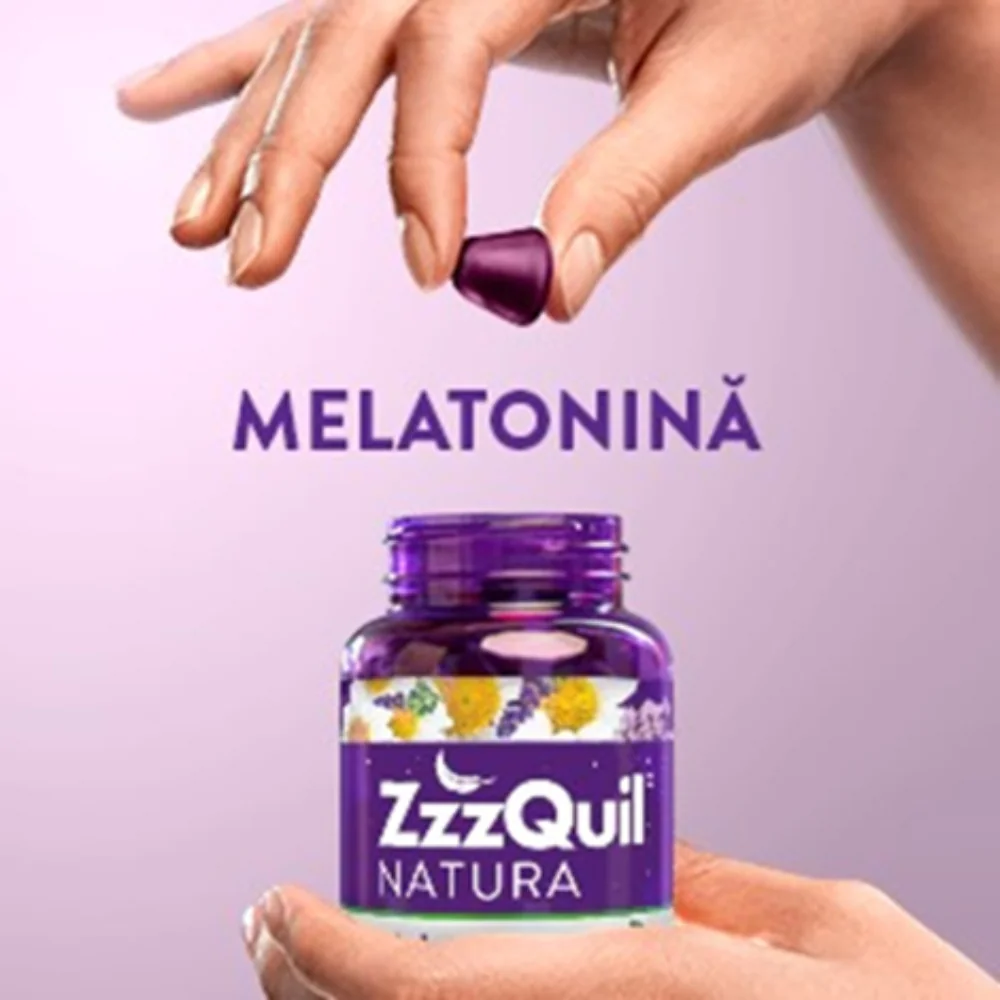 Melatonina ZzzQuil Natura jeleuri. Melatonina ZzzQuil Natura jeleuri.