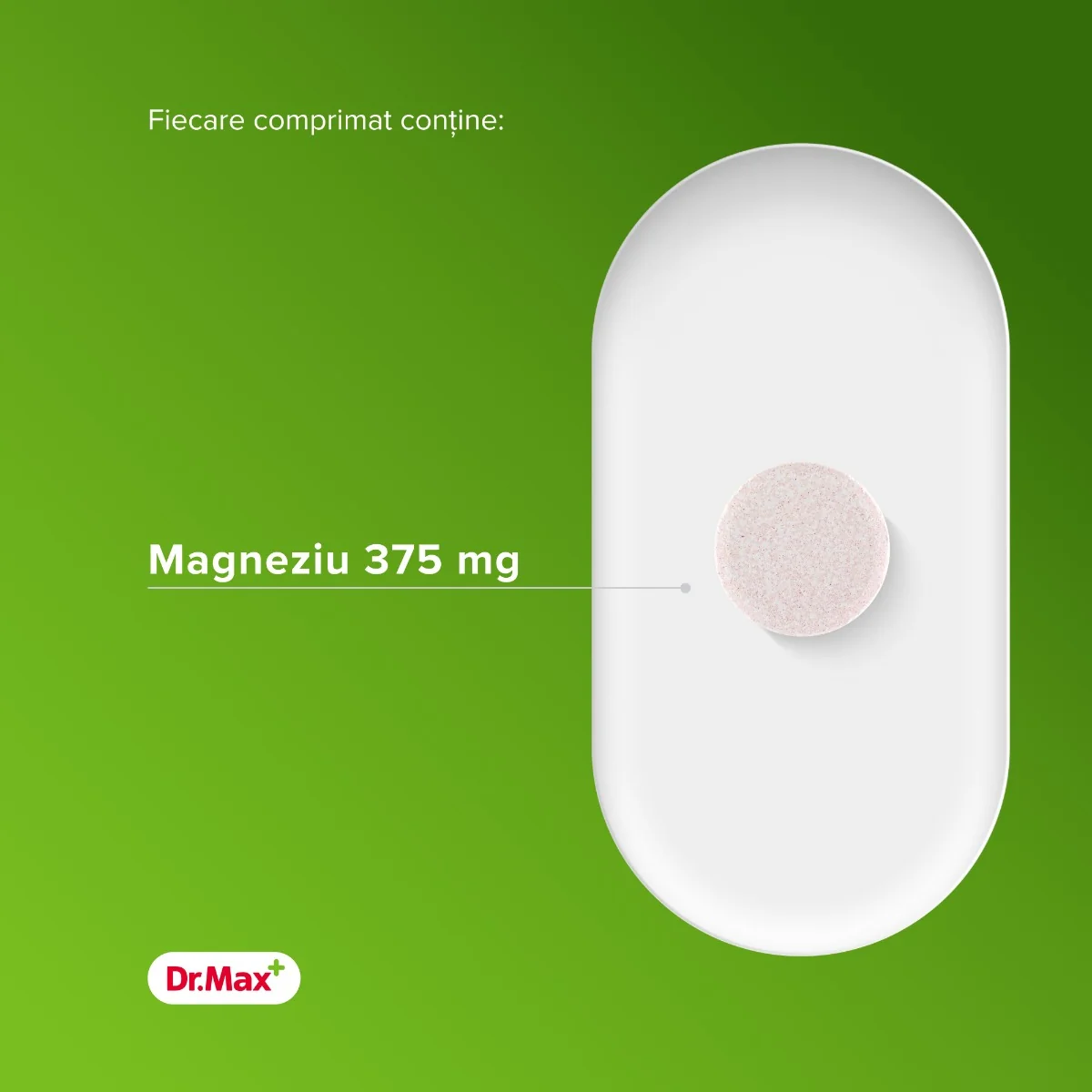 Dr. Max Magneziu 375mg, 20 comprimate efervescente