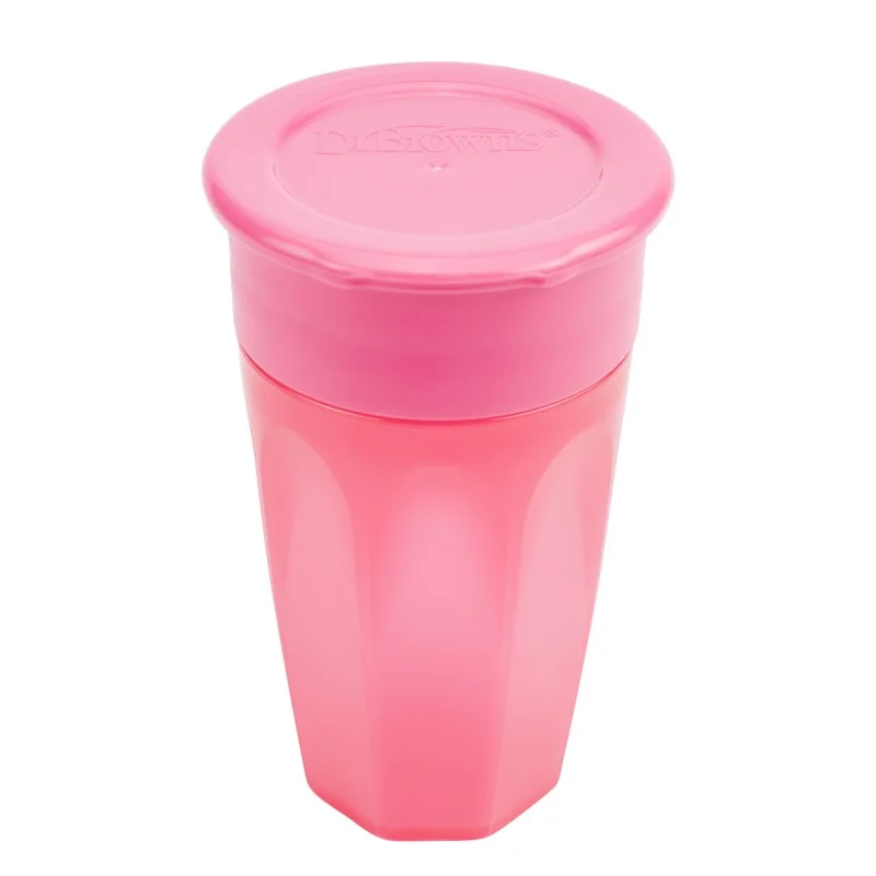 Canita roz Cheers 360, 300ml, Dr. Brown's