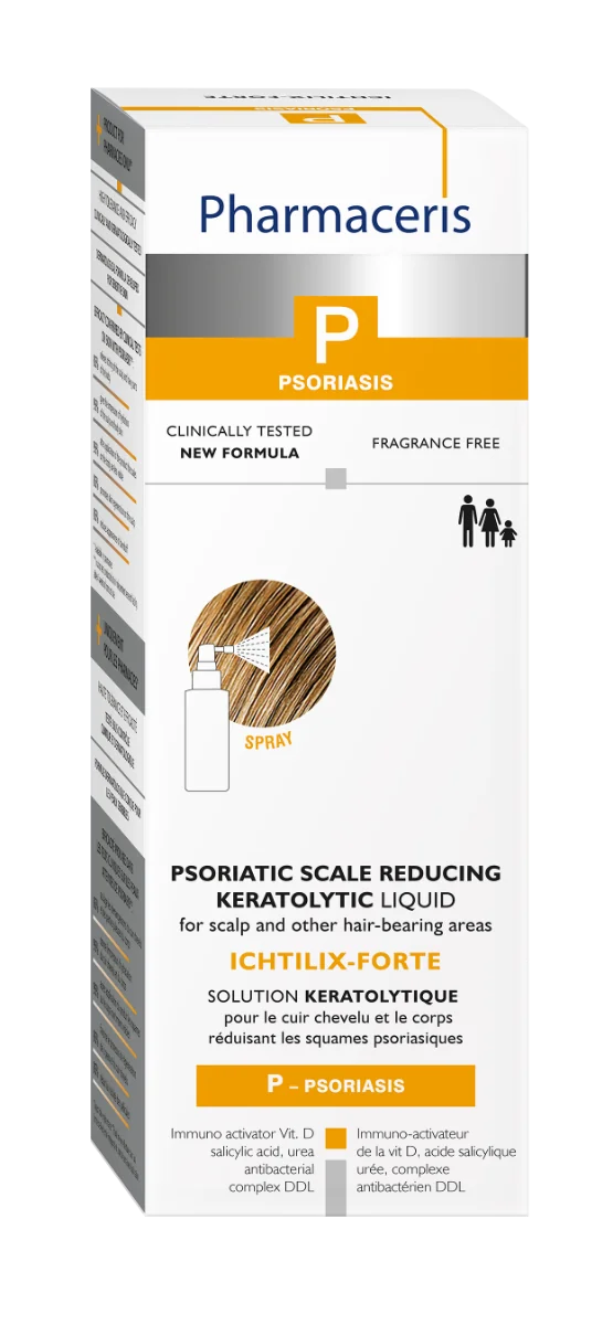 Tratament keratolitic pentru scalp Ichtilix-Forte P, 125ml, Pharmaceris
