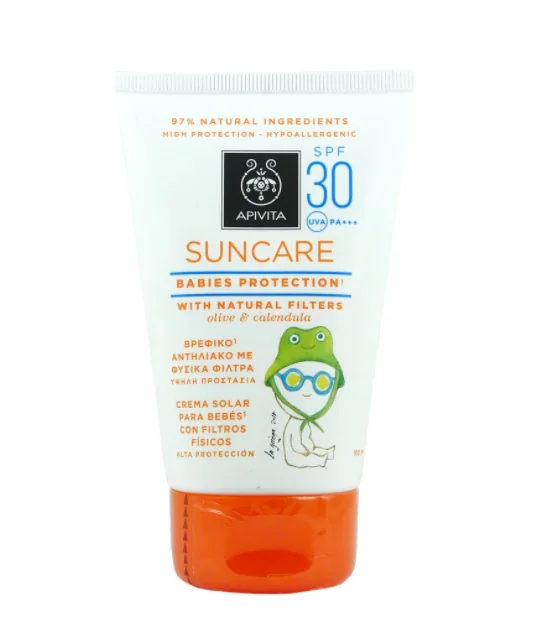 Apivita Crema de protectie solara pentru copii SPF30, 100ml