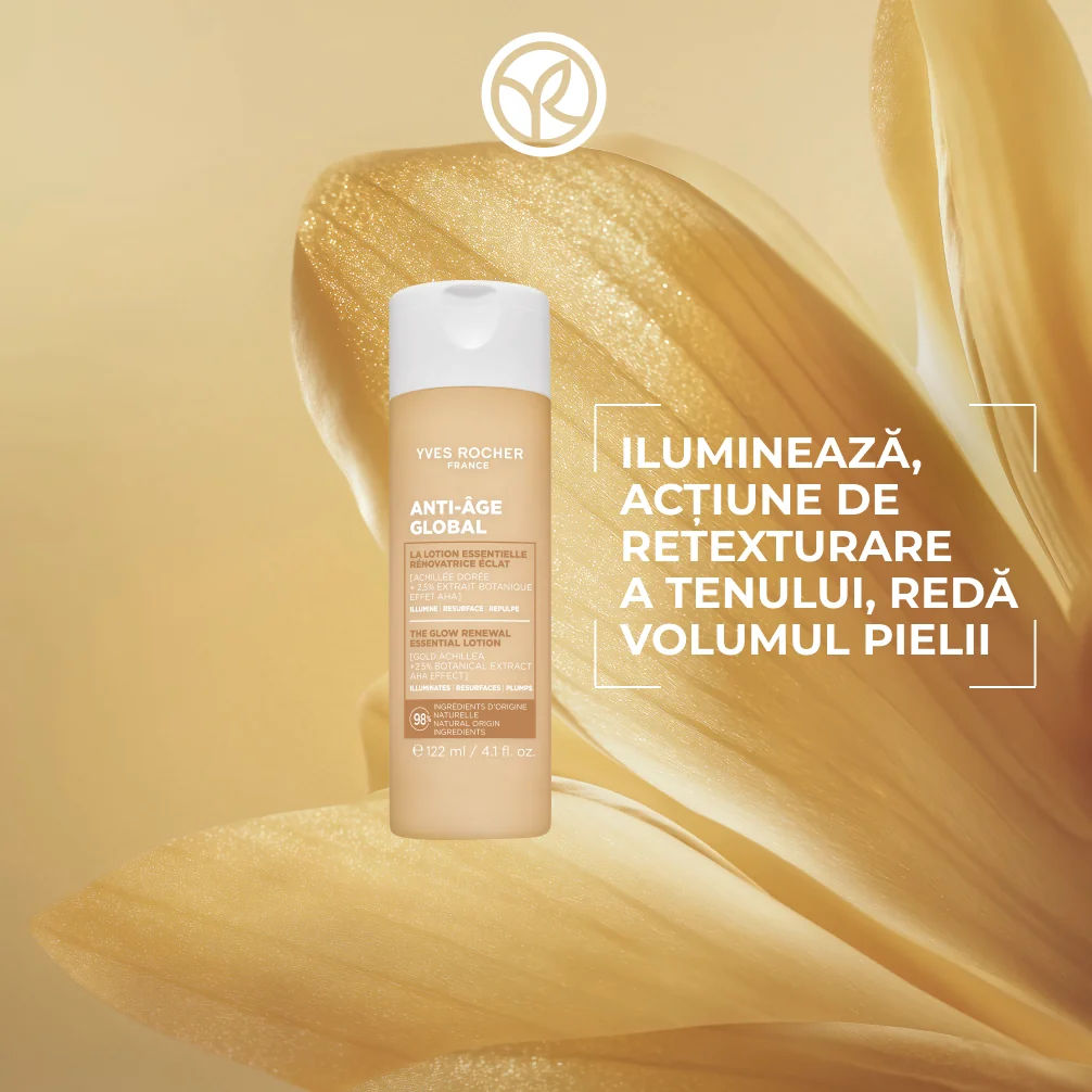 Lotiune pentru fata cu efect de luminozitate, 122ml, Yves Rocher
