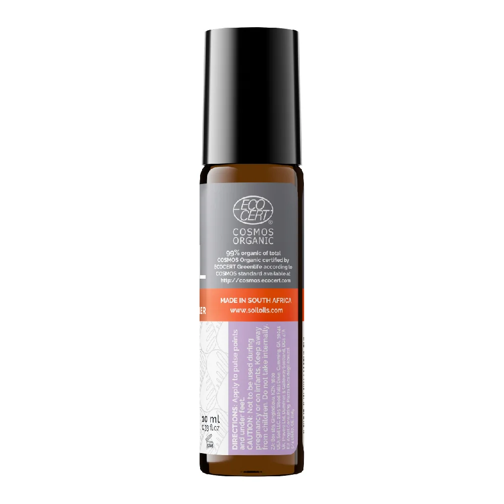 Roll-on cu uleiuri esentiale pure organice Ecocert somn calm Sleep, 10ml, Soil