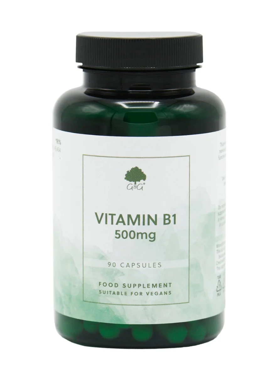 Vitamina B1 Tiamina 500mg, 90 capsule, G&G