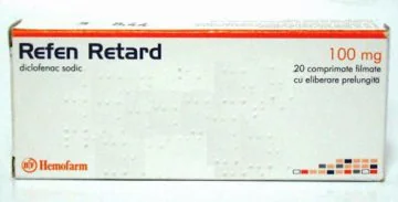 Refen Retard 100mg, 20 comprimate, Hemofarm | Dr.Max Farmacie | Dr. Max ...