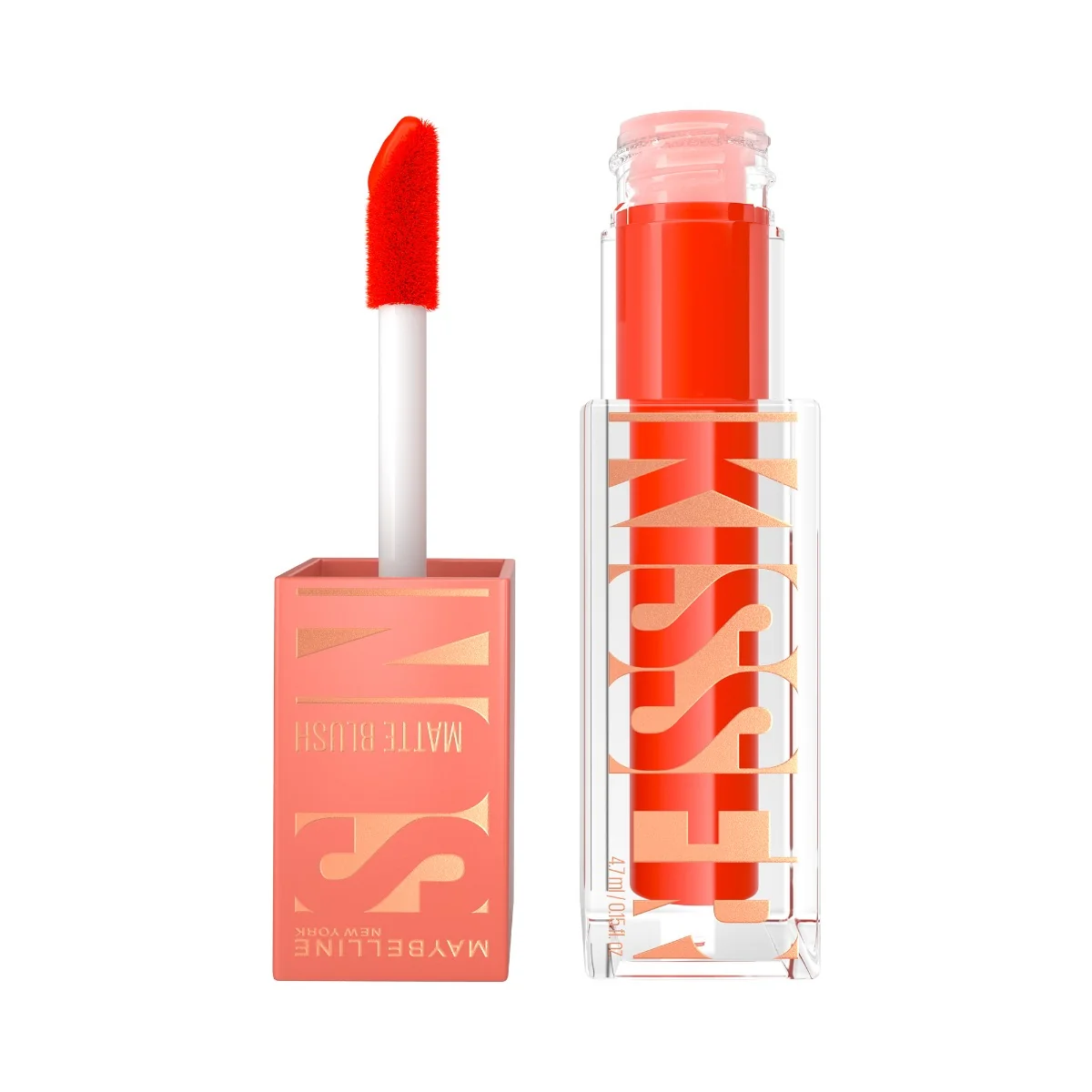 Fard de obraz cu textura lichida Sunkisser 35 Spritzy Orange, 4.7ml, Maybelline