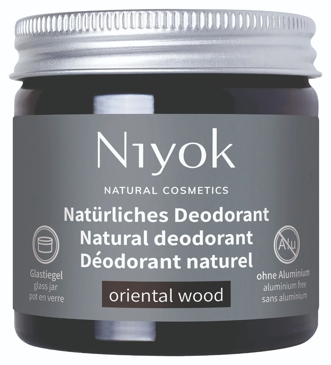 Deodorant crema 100% natural cu aroma de Oriental Wood, 40ml, Niyok