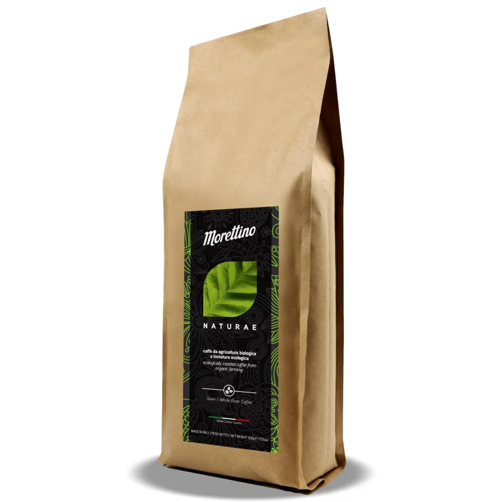 Cafea boabe bio artizanala Naturae, 500g, Morettino