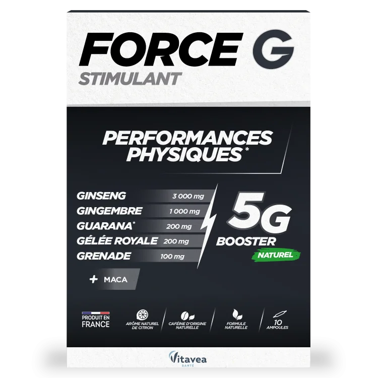 Force G Stimulant, 10 fiole buvabile x 10ml, Vitavea