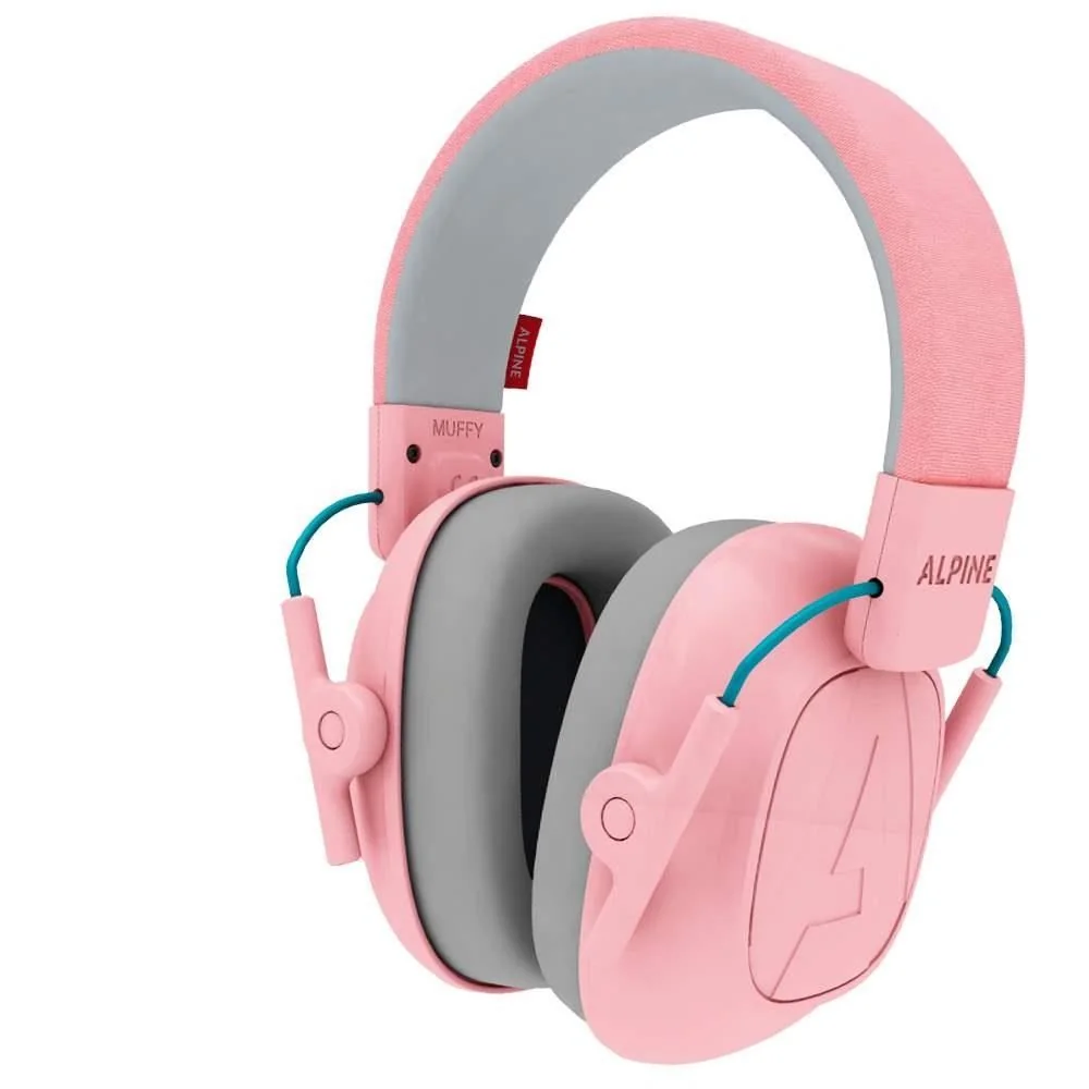 Casti antifonice pliabile pentru copii de la 5-16 ani SNR 25 Muffy Kids Pink ALP26481, 1 bucata, Alpine