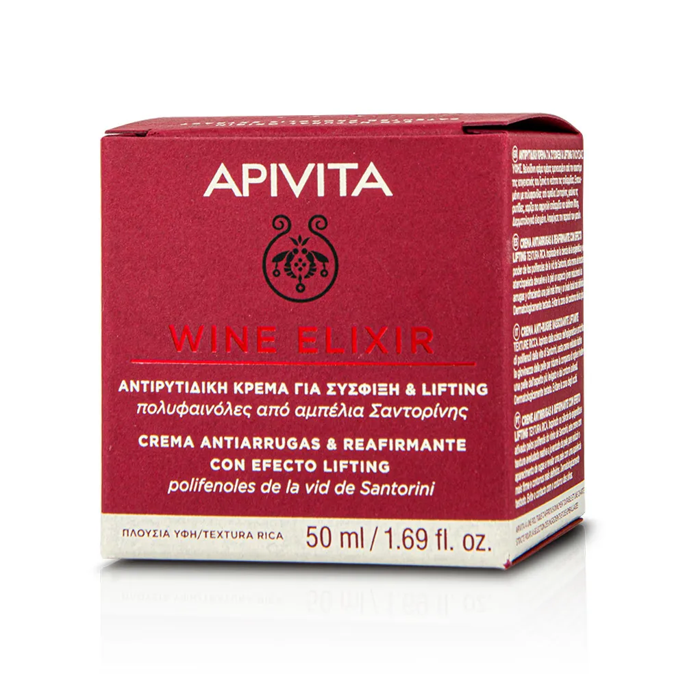 Apivita Wine Elixir Crema cu textura densa, 50ml 