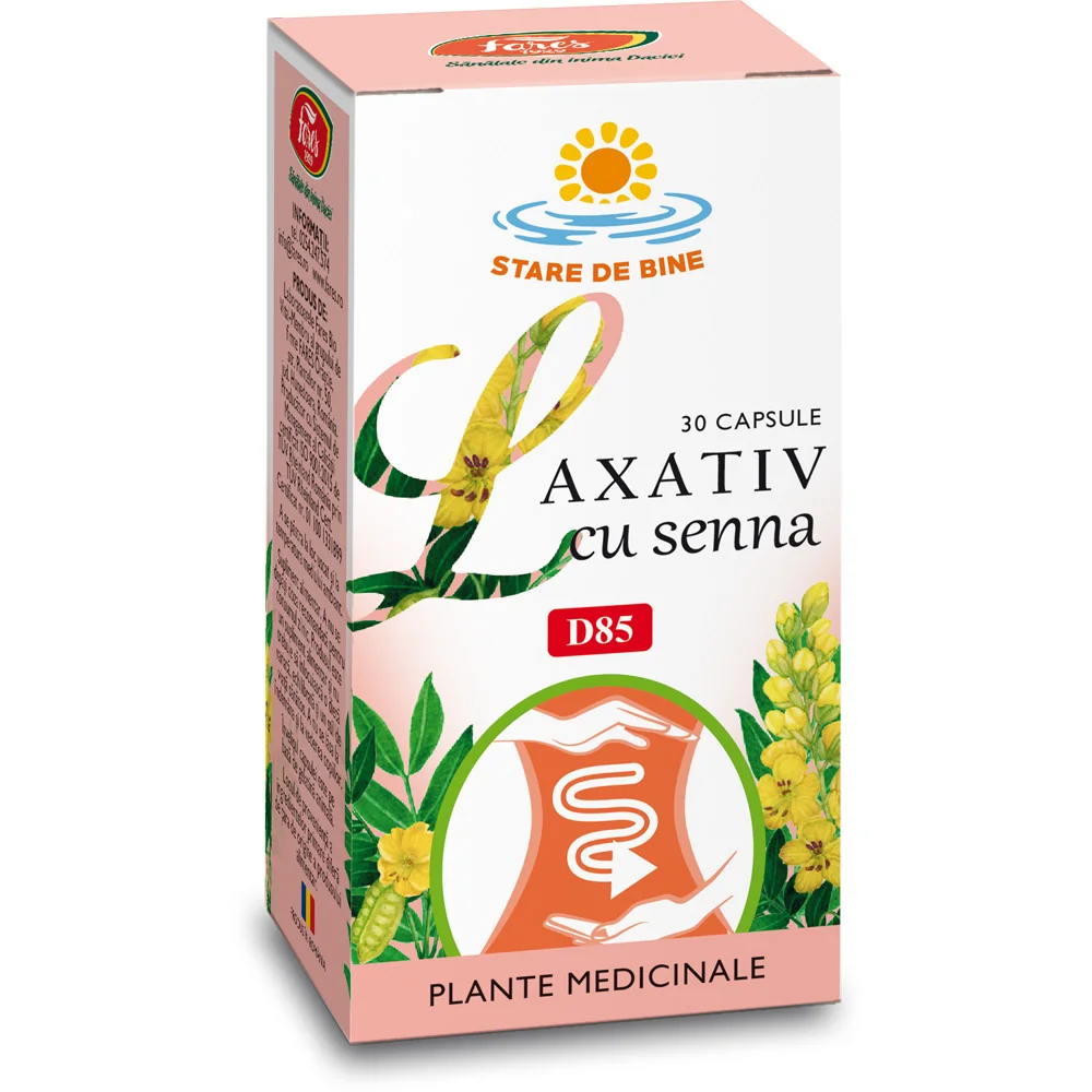 Laxativ cu Senna D85, 30 capsule, Fares