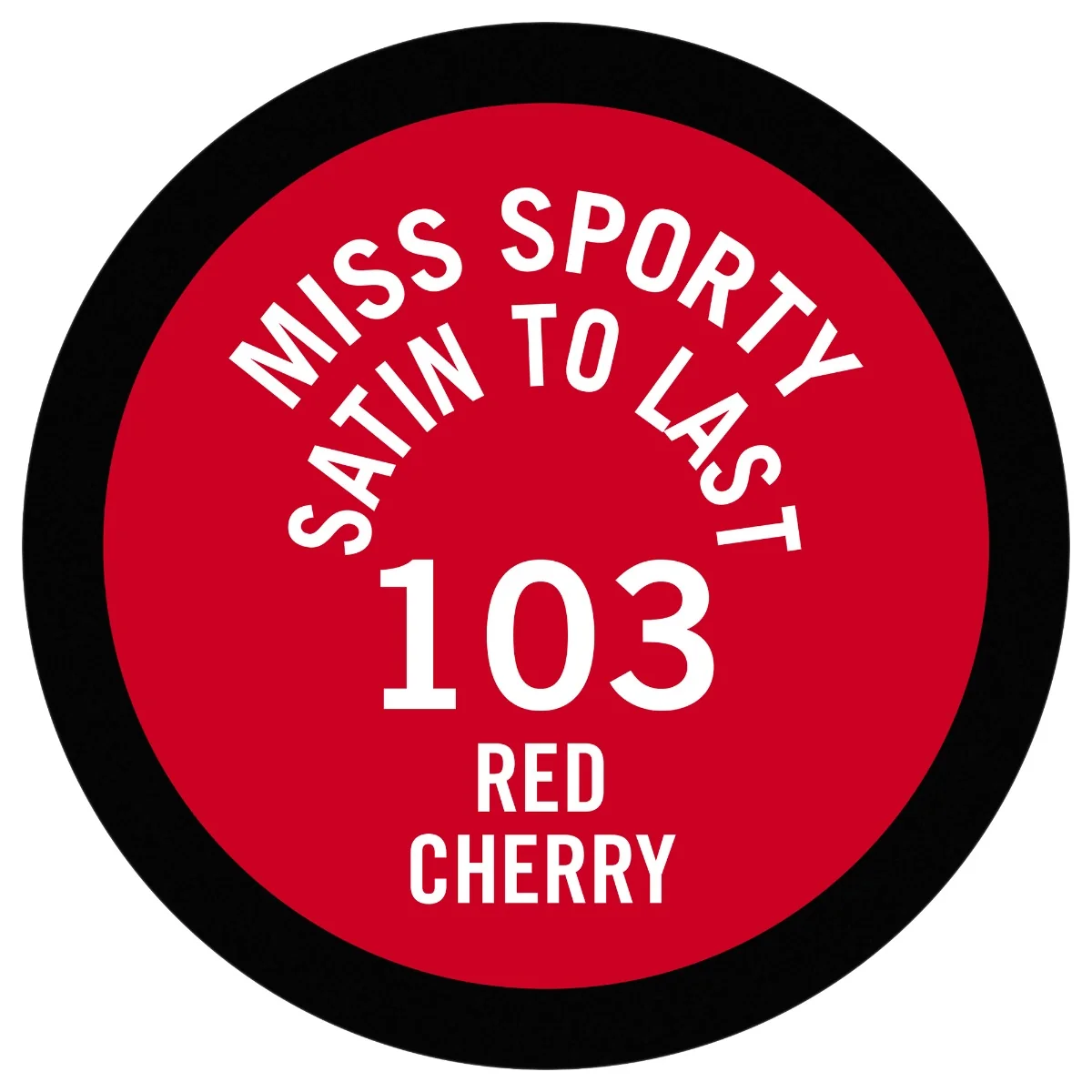 Ruj satinat Color to Last 103 Red Cherry, 4g, Miss Sporty