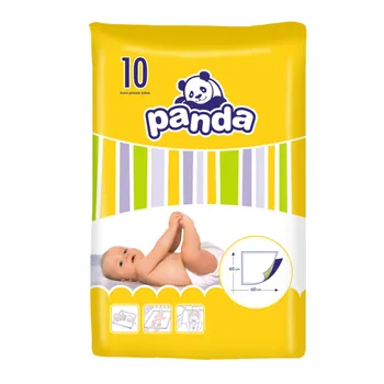 representative Mystery lunch Cearsaf absorbant Panda 60 x 60cm, 10 bucati, Bella Baby | Dr.Max Farmacie