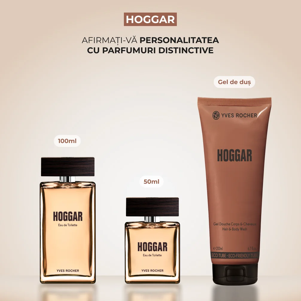 Apa de toaleta Hoggar, 100ml, Yves Rocher 
