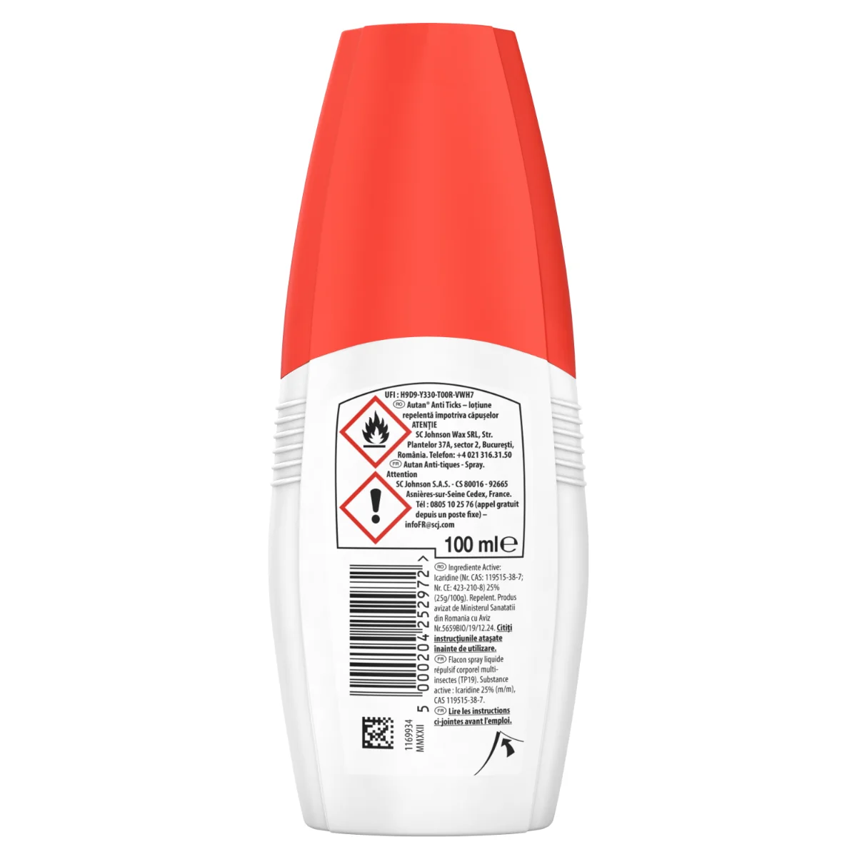 Lotiune impotriva capuselor, 100ml, Autan