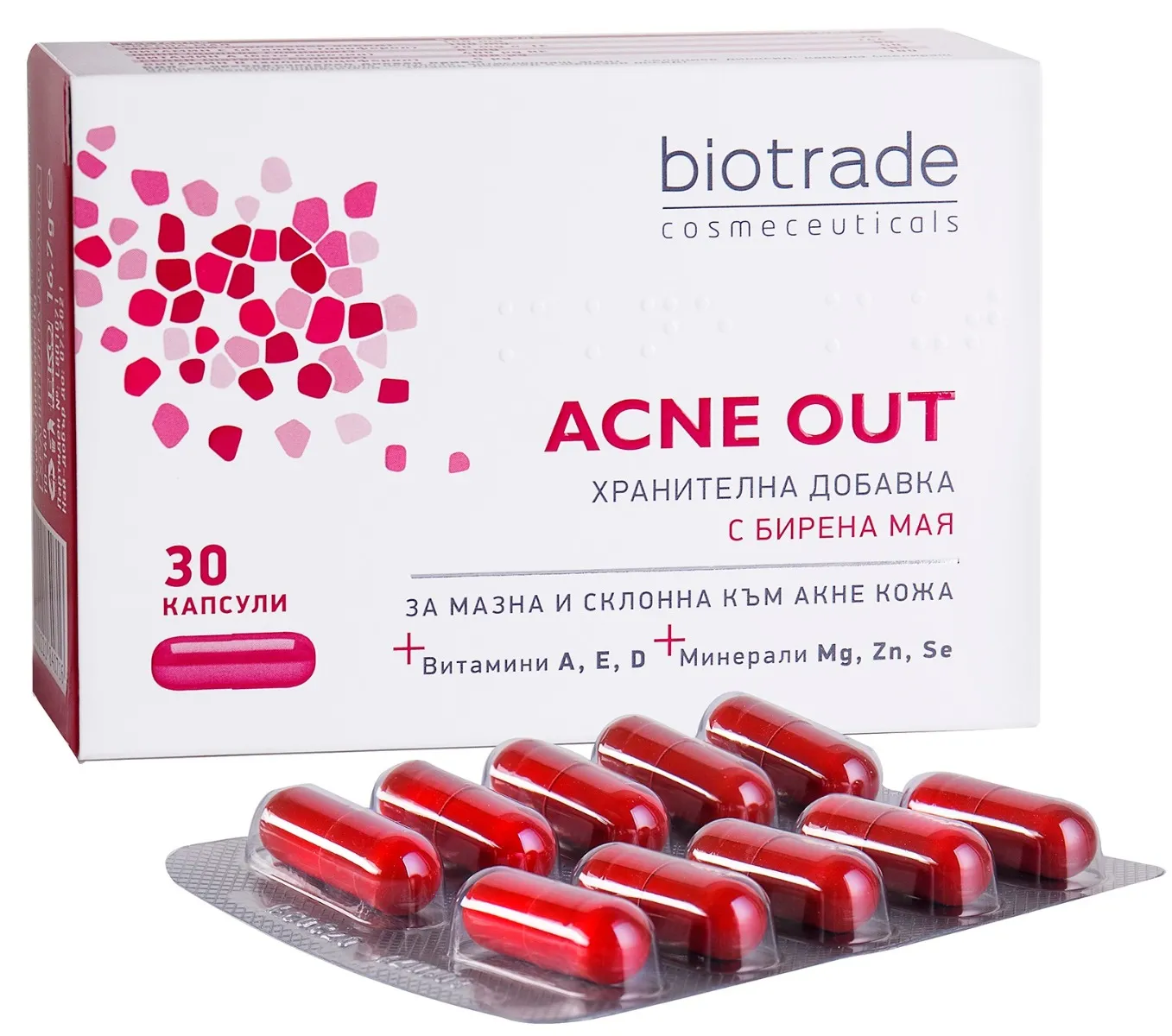 Acne Out, 30 capsule, Biotrade