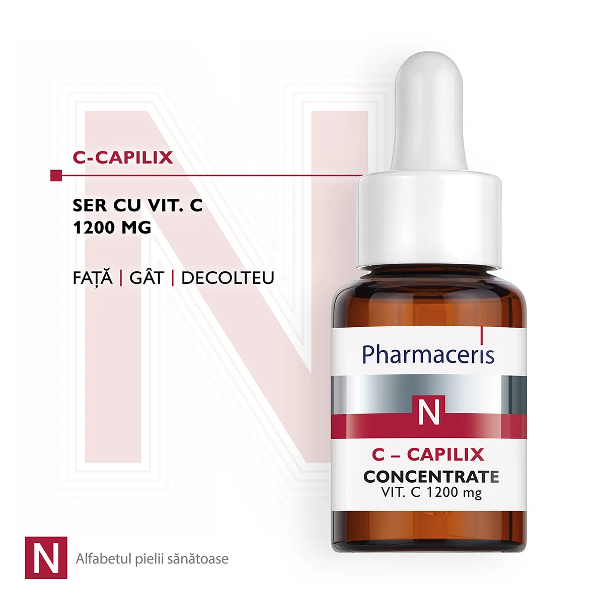 Concentrat cu vitamina C 1200mg C-Capilix N, 30ml, Pharmaceris