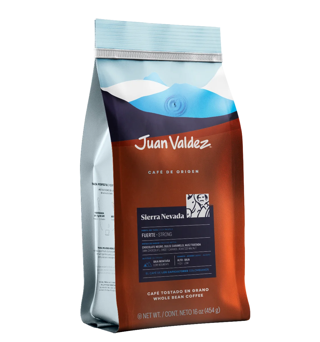 Cafea boabe Origine Sierra Nevada, 454g, Juan Valdez