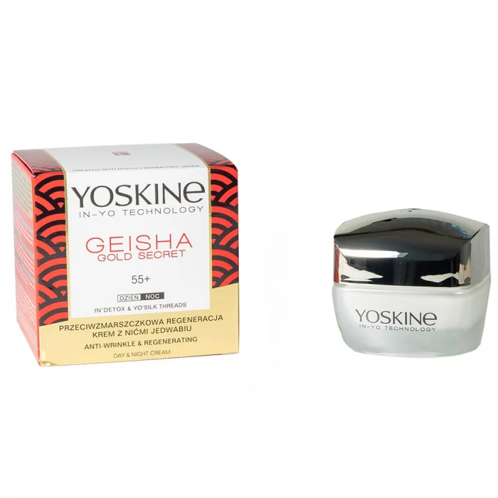 Crema antirid si regeneranta de zi si noapte pentru ten 55+, 50ml, Yoskine