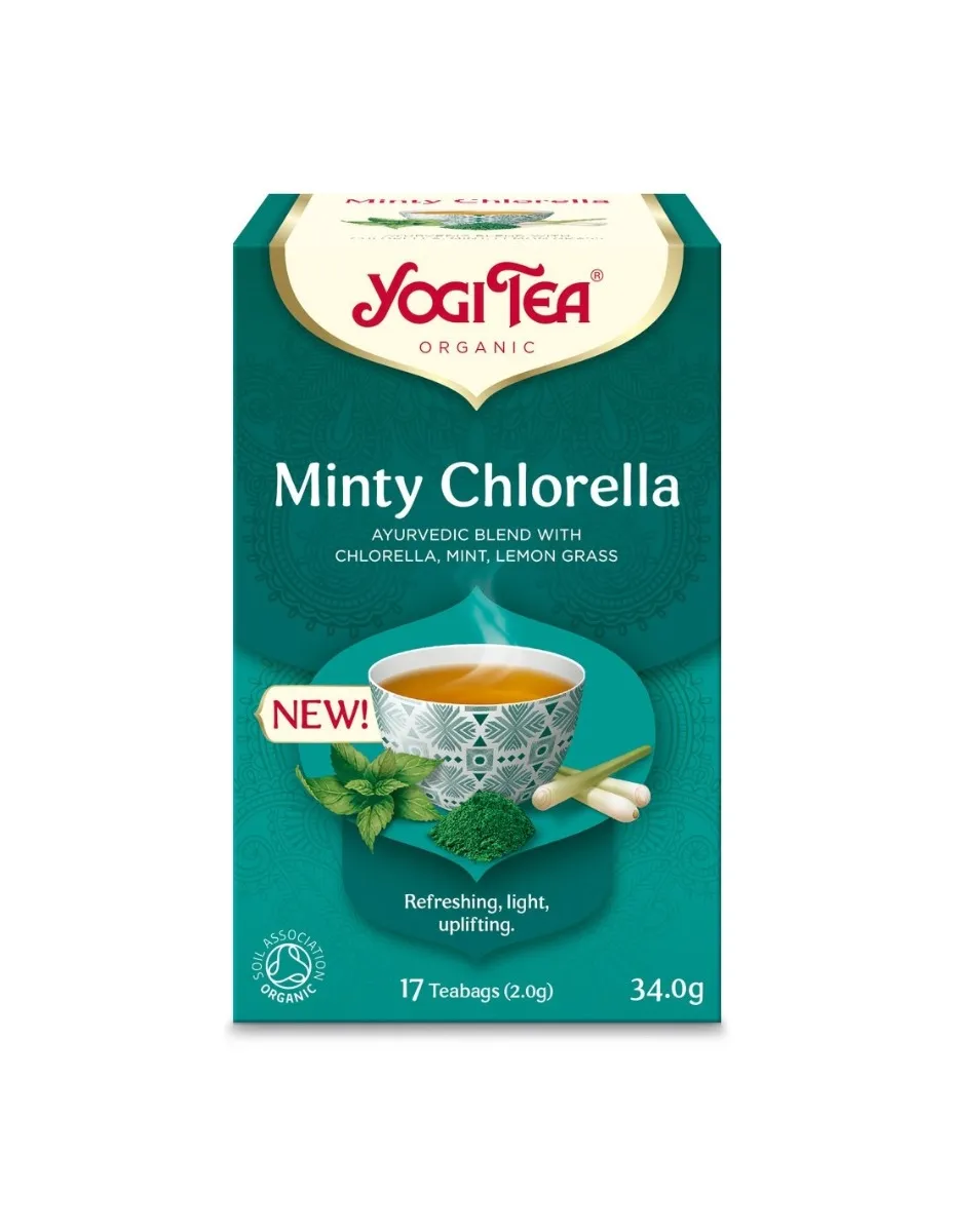 Ceai Menta si Chlorella, 17 plicuri, Yogi Tea