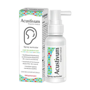 Spray auricular Acustivum, 20ml, Zdrovit 