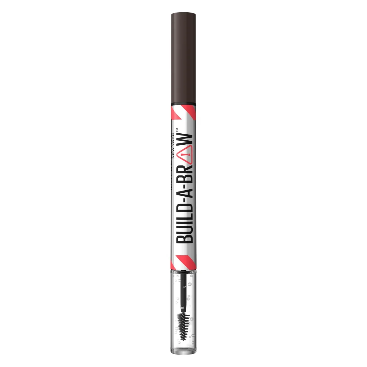 Marker de sprancene si gel de fixare 2 in 1 259 Ash Brown Build a Brow, 1.4g, Maybelline