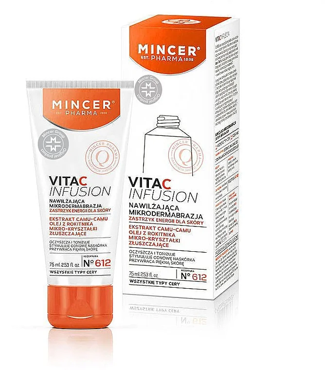 Crema hidratanta pentru microdermabraziune Vitamina C Infusion, 75ml, Mincer Pharma