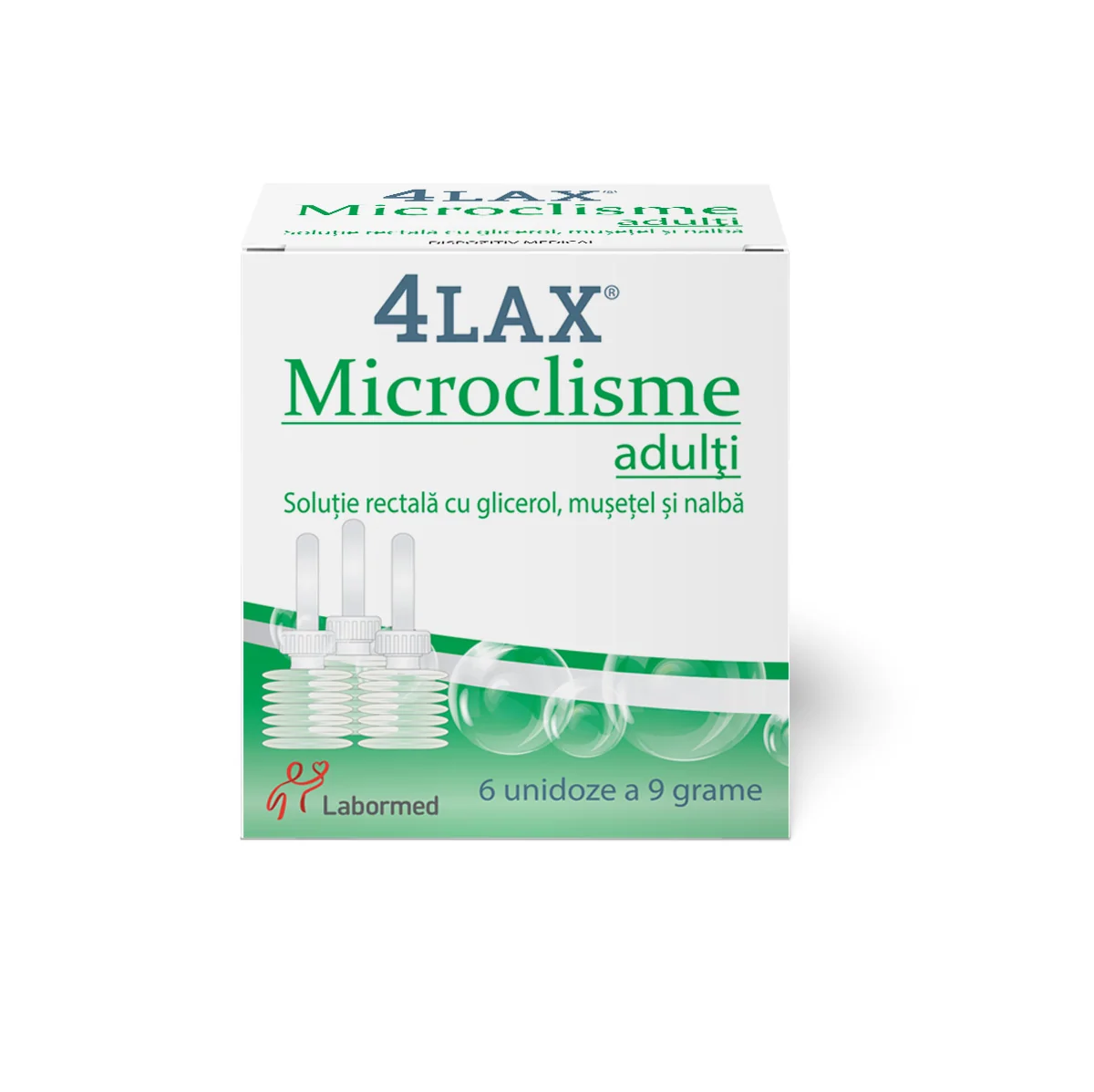 Microclisme pentru adulti 4Lax, 6 unidoze, Labormed