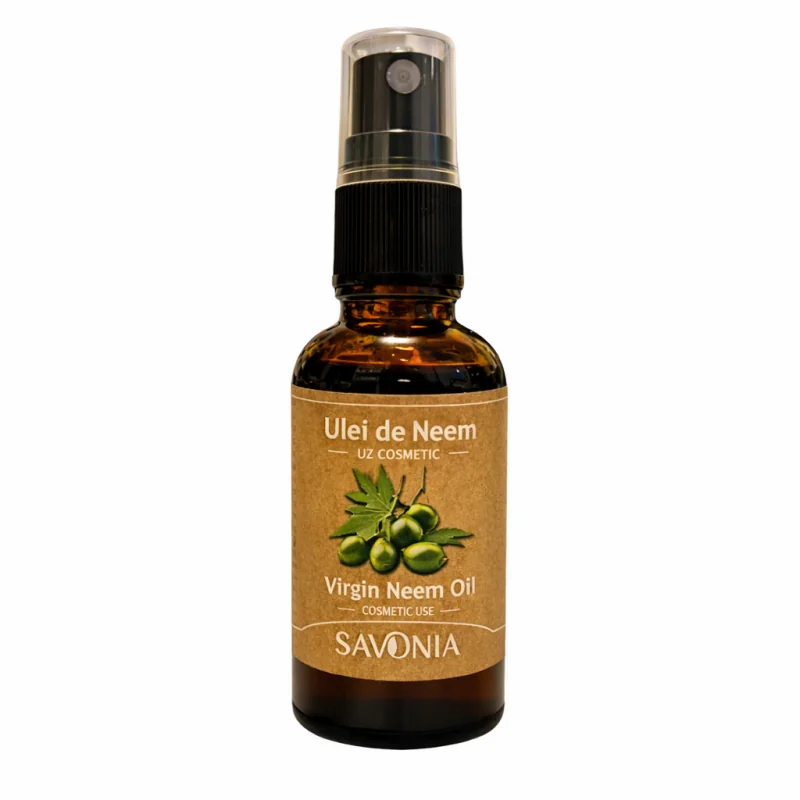 Ulei de neem virgin pentru uz cosmetic, 30m, Savonia