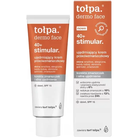 Crema anti imbatranire Dermo Face 40+ Stimular SPF15, 40ml, Tolpa