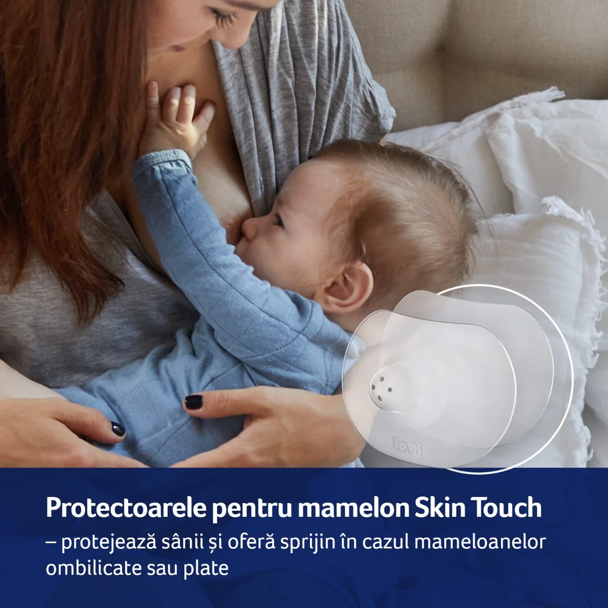 Protectoare mamelon Skin Touch, S, 2 bucati, Lovi