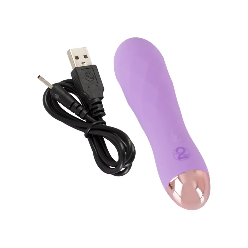 Mini vibrator cu 7 moduri de vibratie mov, 1 bucata, Cuties