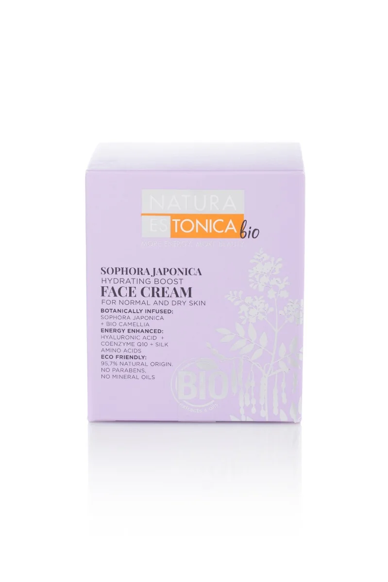 Crema hidratanta pentru ten normal sau uscat cu Sophora Japonica, 50ml, Natura Estonica