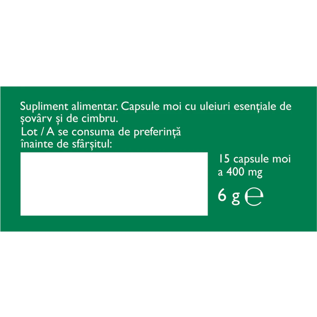 Biomicin urinar, 15 capsule, Fares