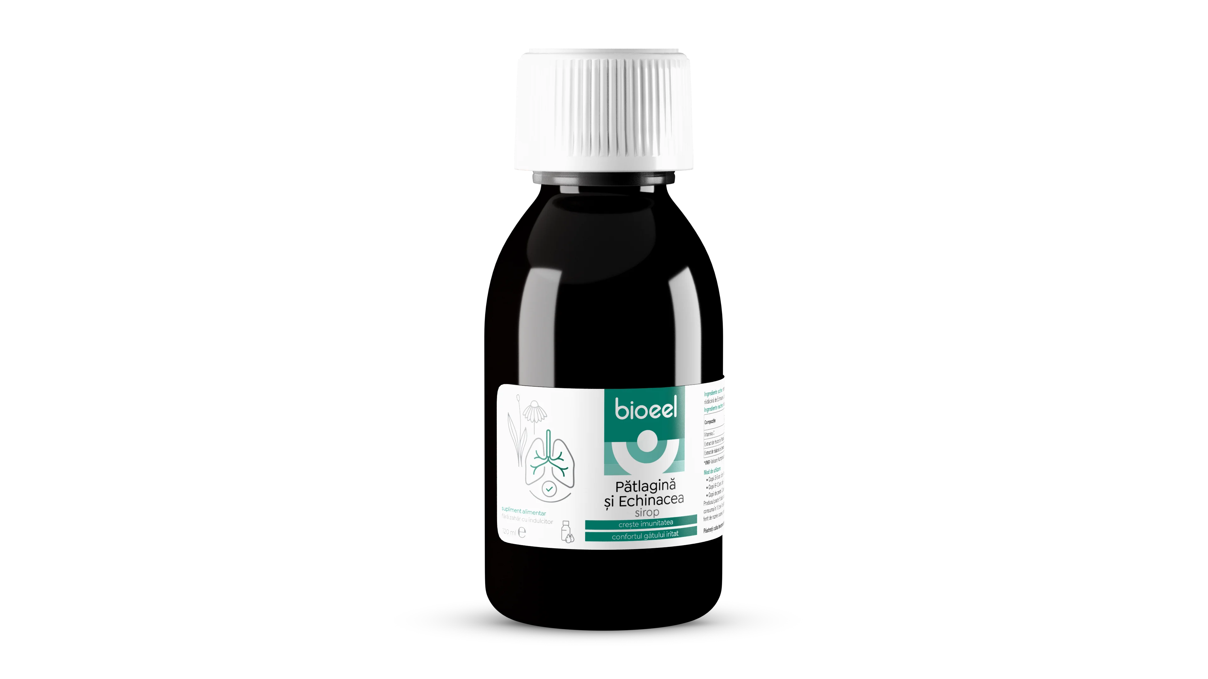 Sirop de patlagina si echinacea, 120ml, Bioeel